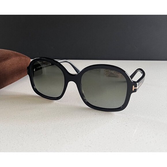 TOM FORD Hanley 57MM Butterfly black Sunglasses NEW main image 11
